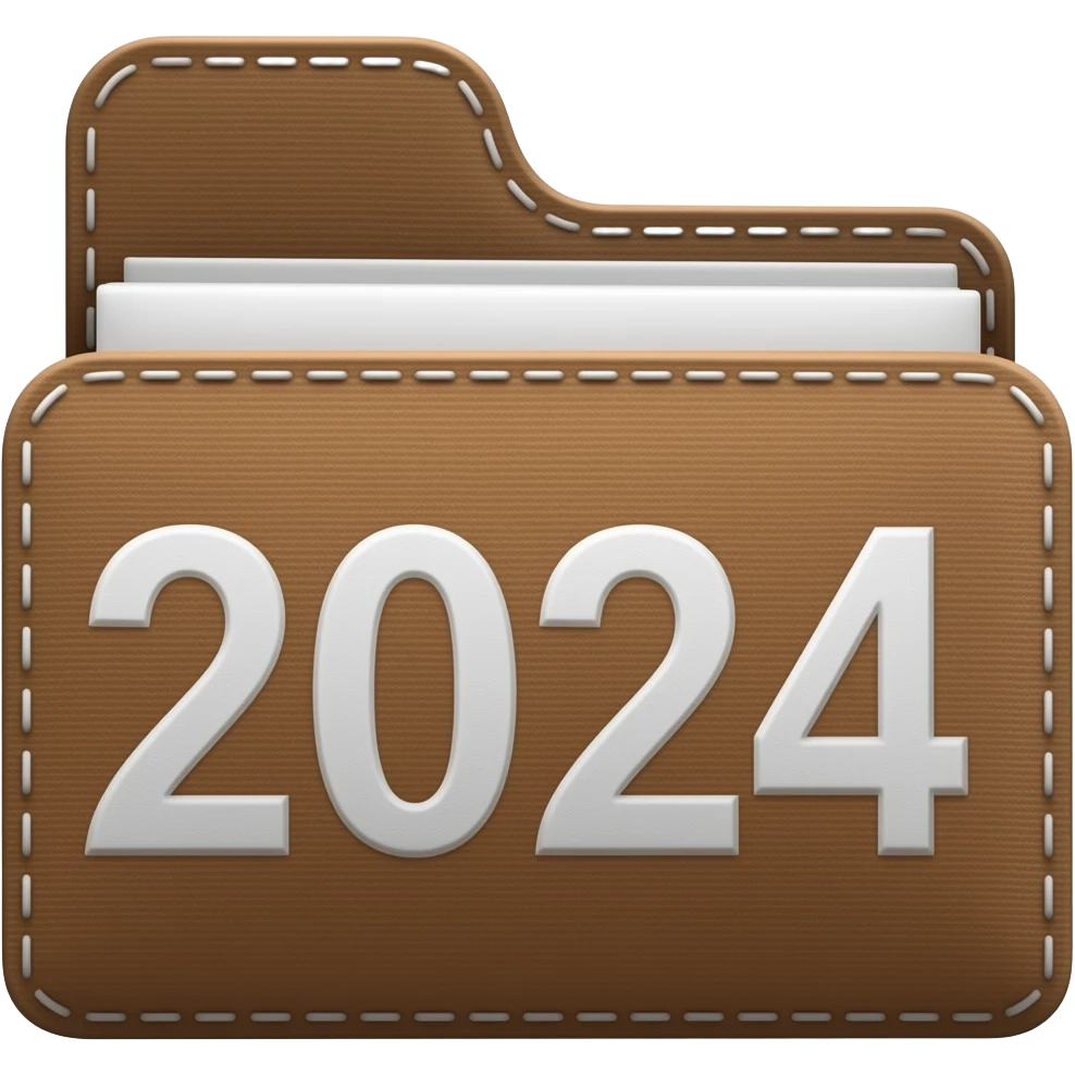 2024 number multipocket folder emoji