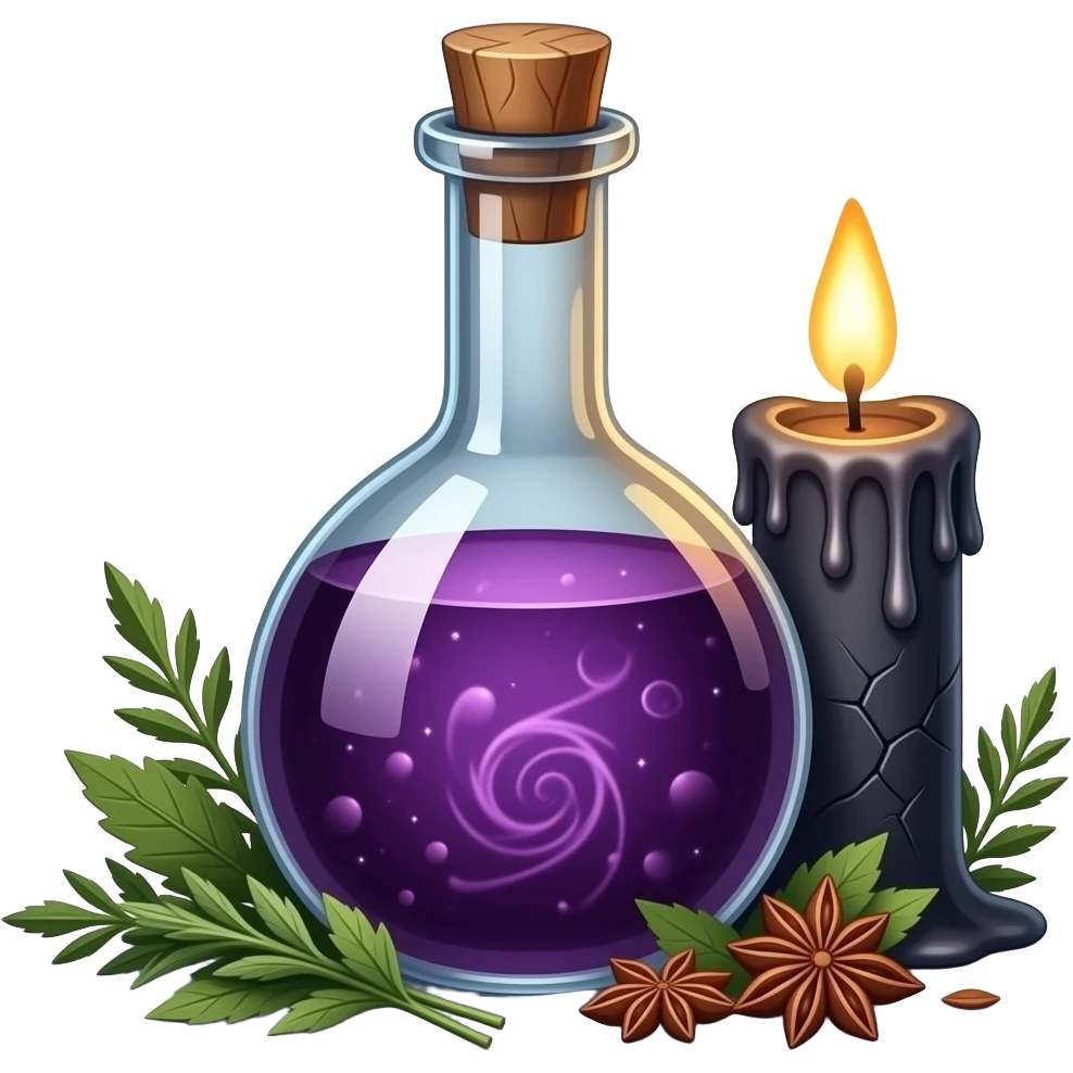 witch's potion emoji