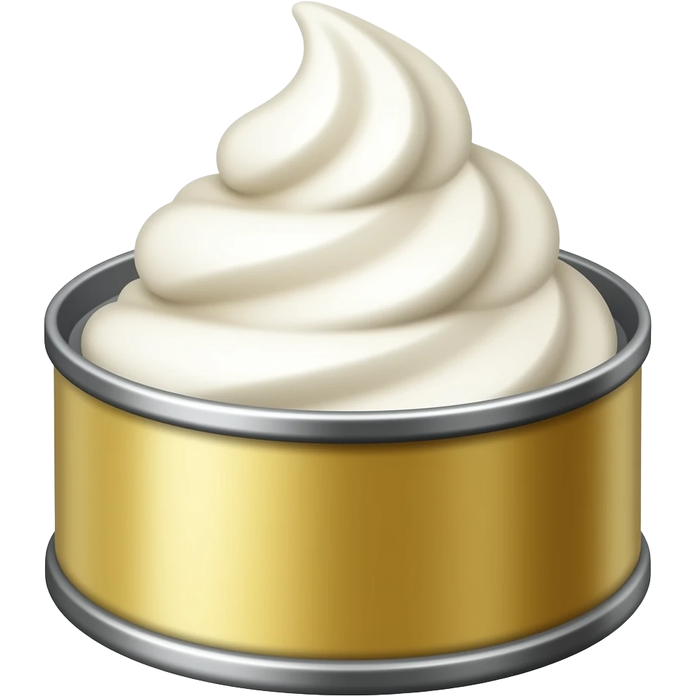 canned whip cream emoji