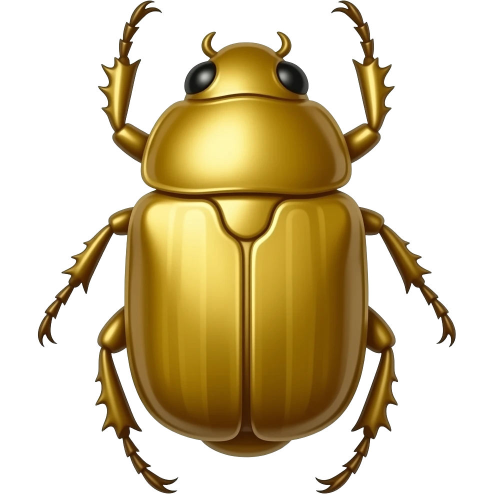 Scarab beetle emoji