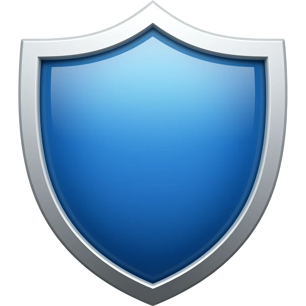 blue shield emoji