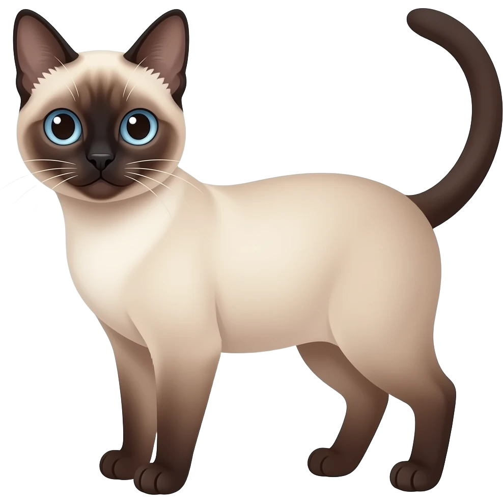 Siamese cat emoji