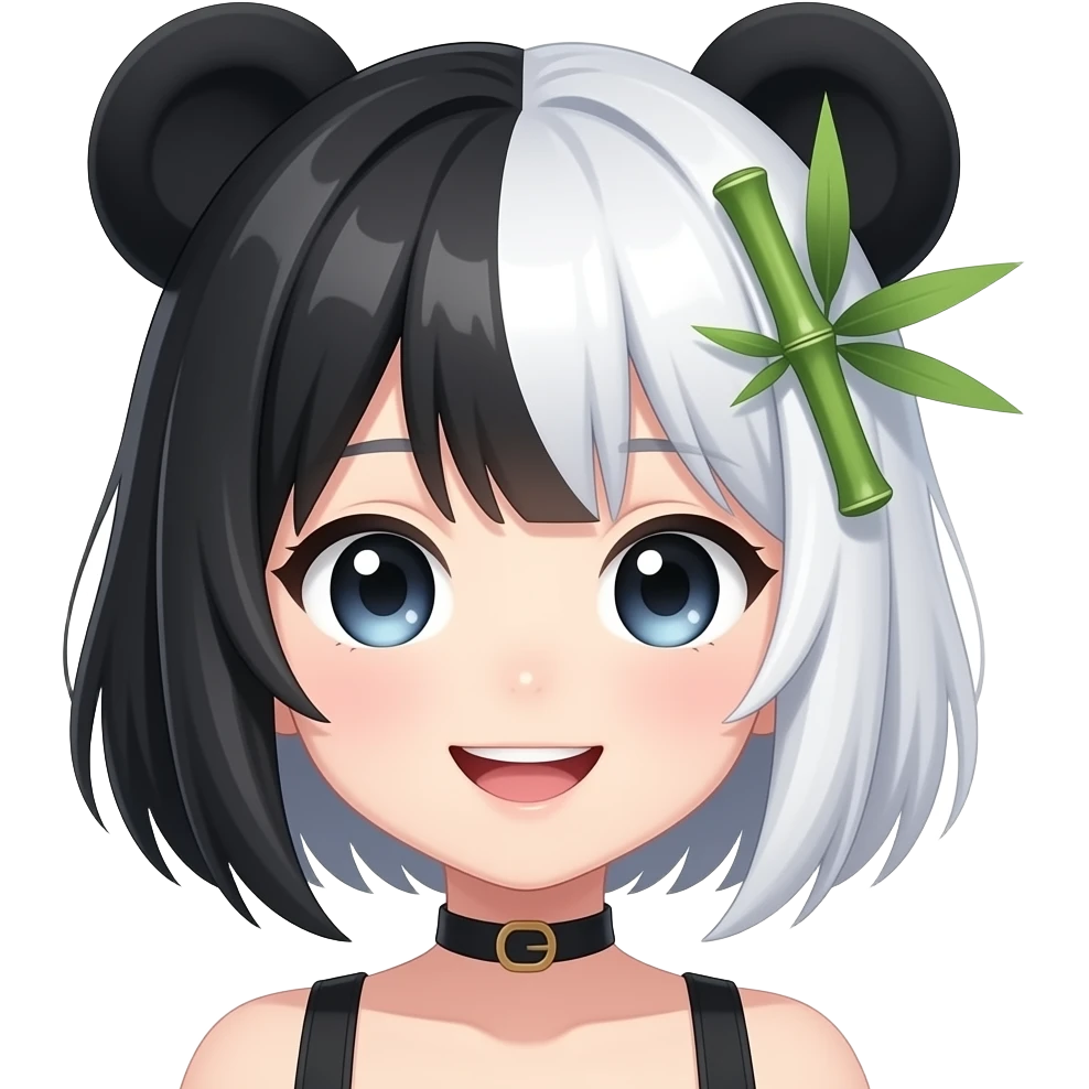 Panda anime girl emoji