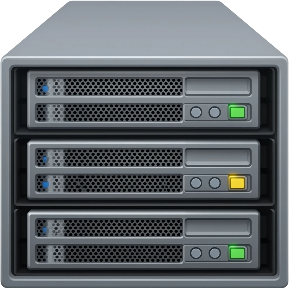 single computer server emoji