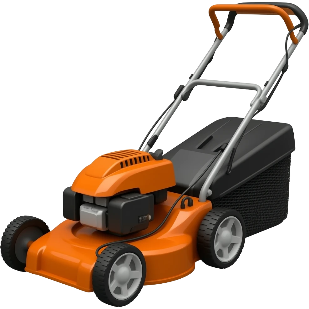 electric lawn mower emoji