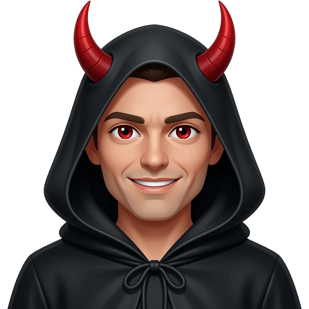 make a devil emoji emoji