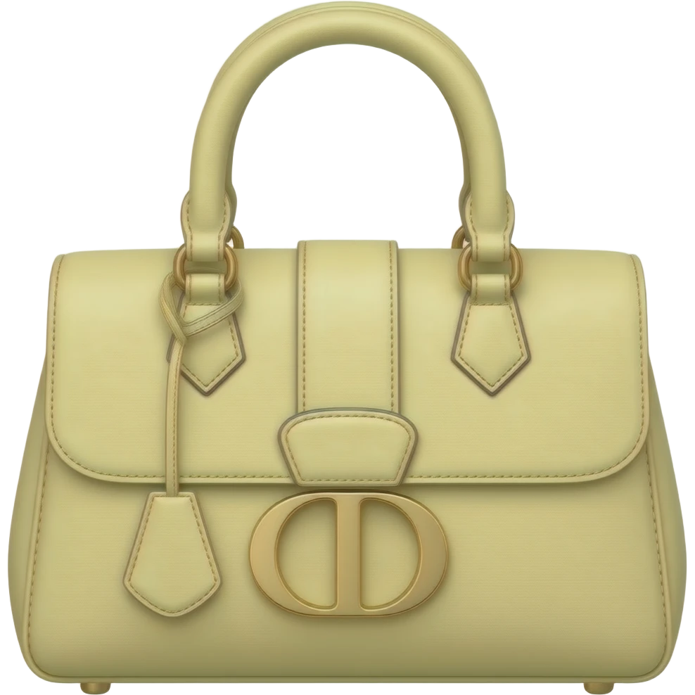 pastel yellow dior bag emoji | AI Emoji Generator