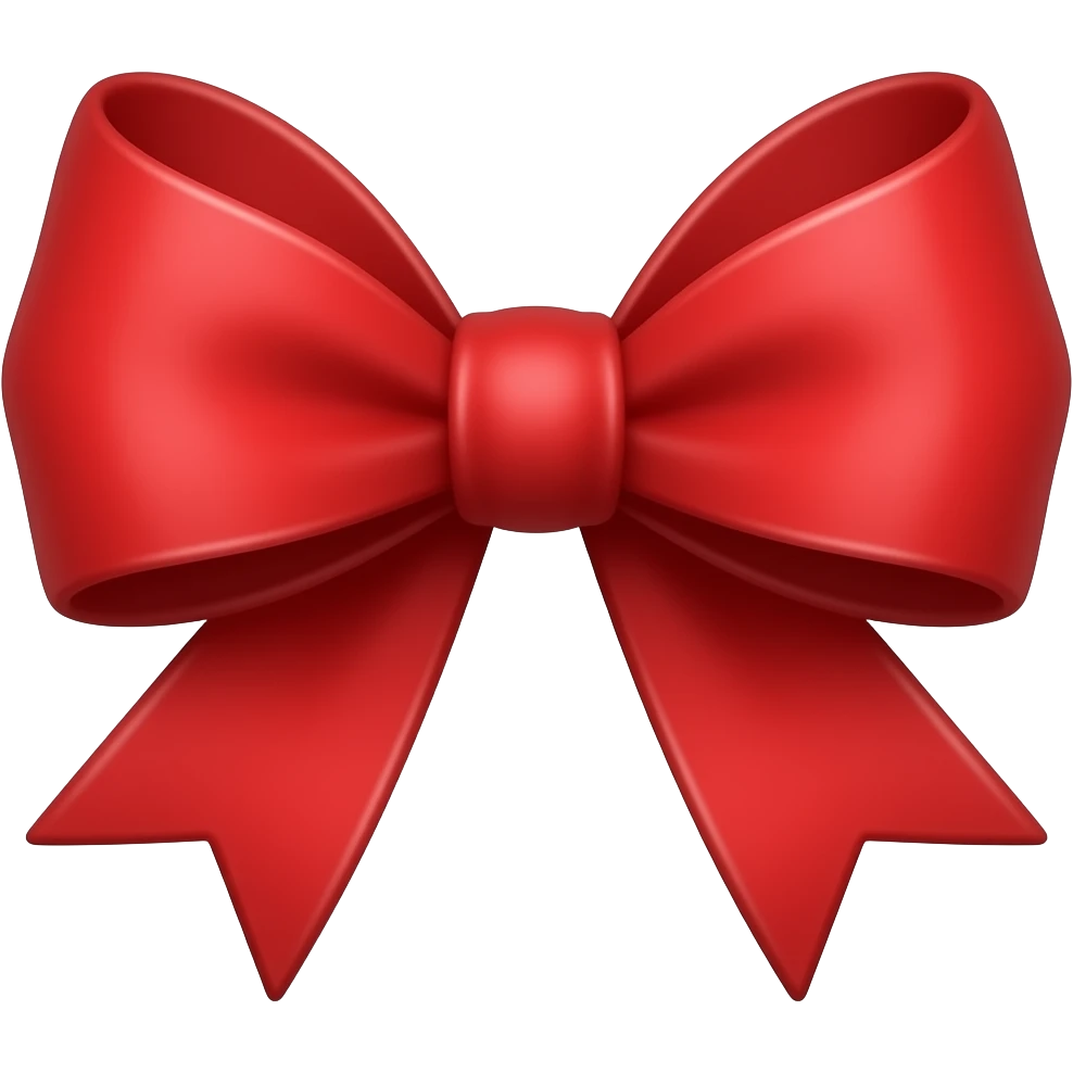 red bow emoji