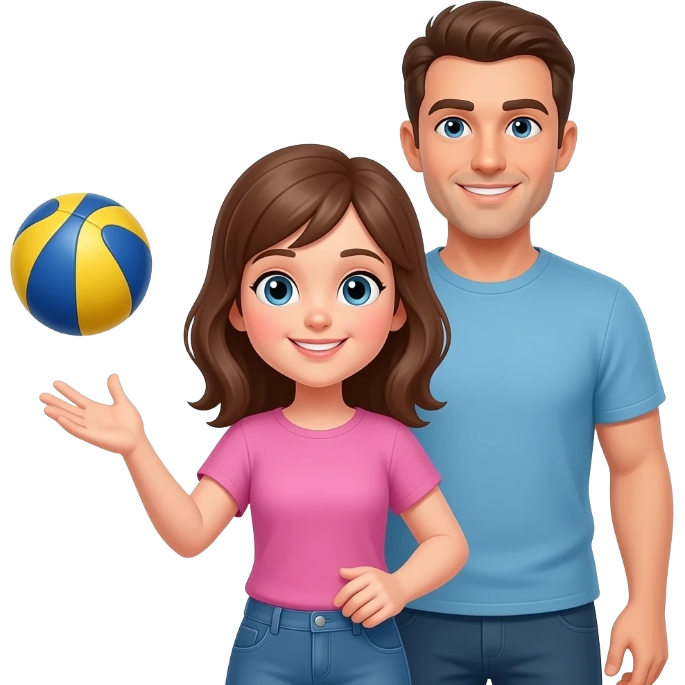 Tweek atan kız ve arkasına erkek var boydan emoji