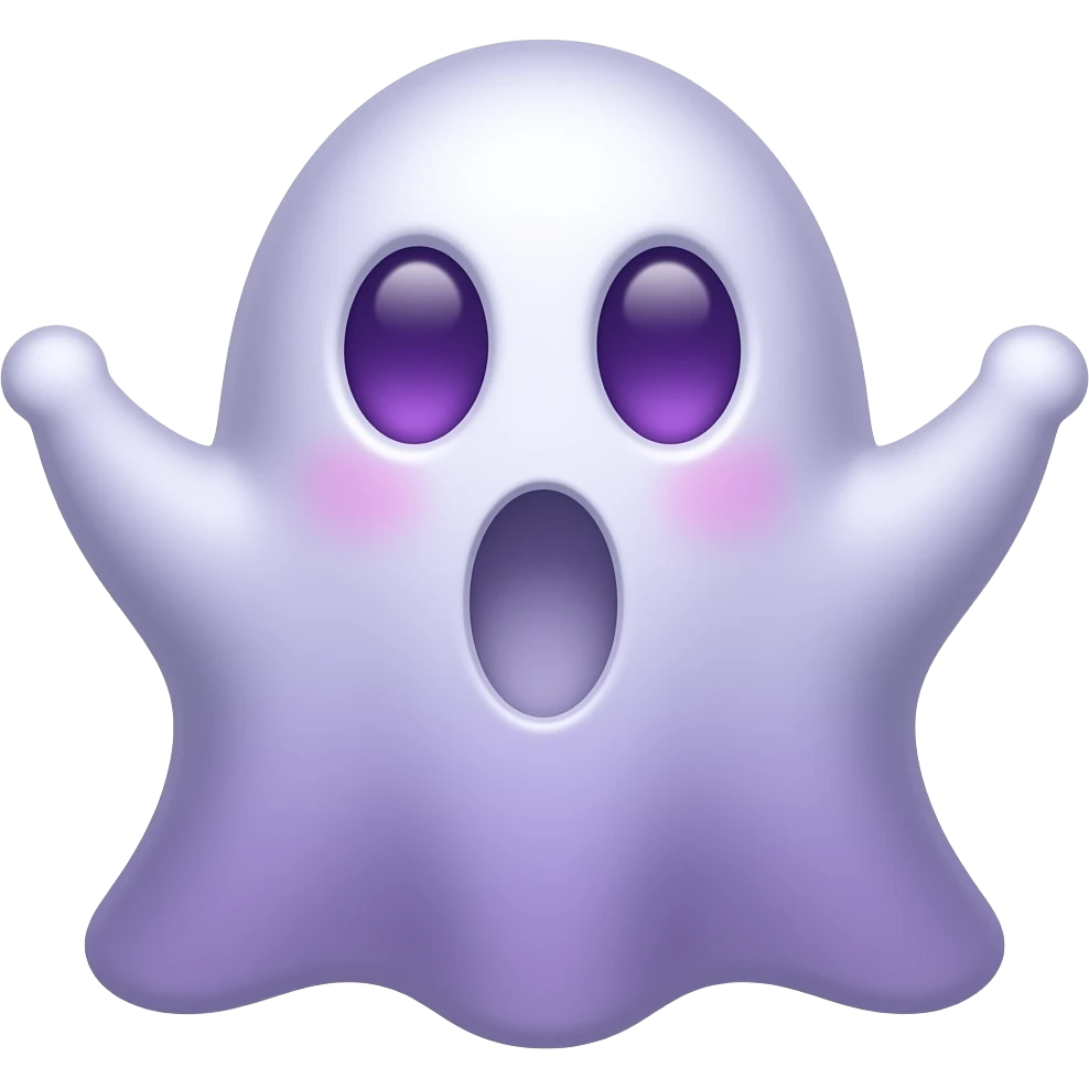 Purple ghosts emoji