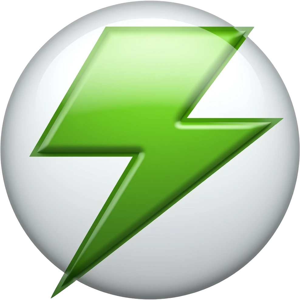 tonerre vert emoji