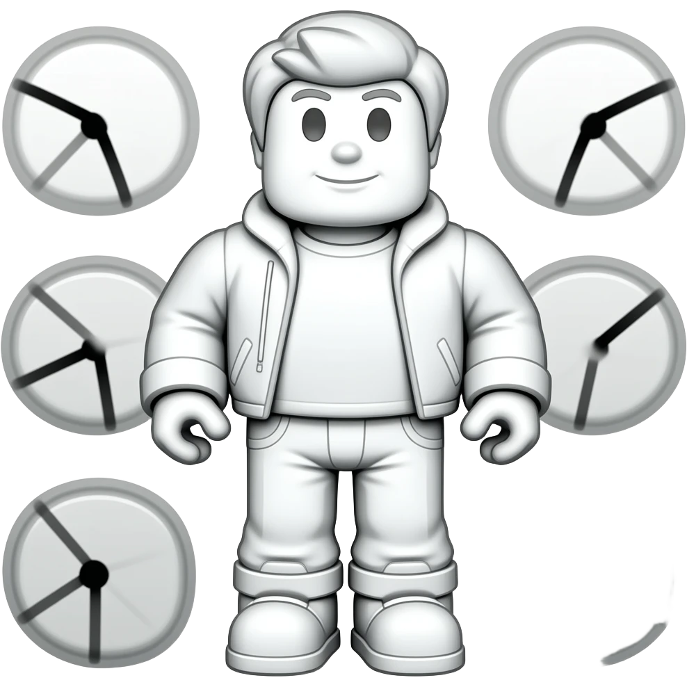 Roblox para colorir logo emoji