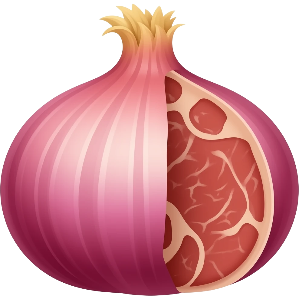 🧅+🥩 emoji