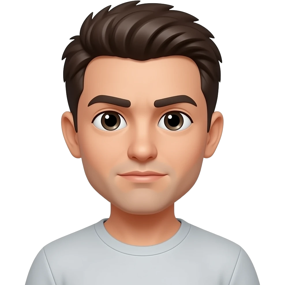 narrower brow and face emoji