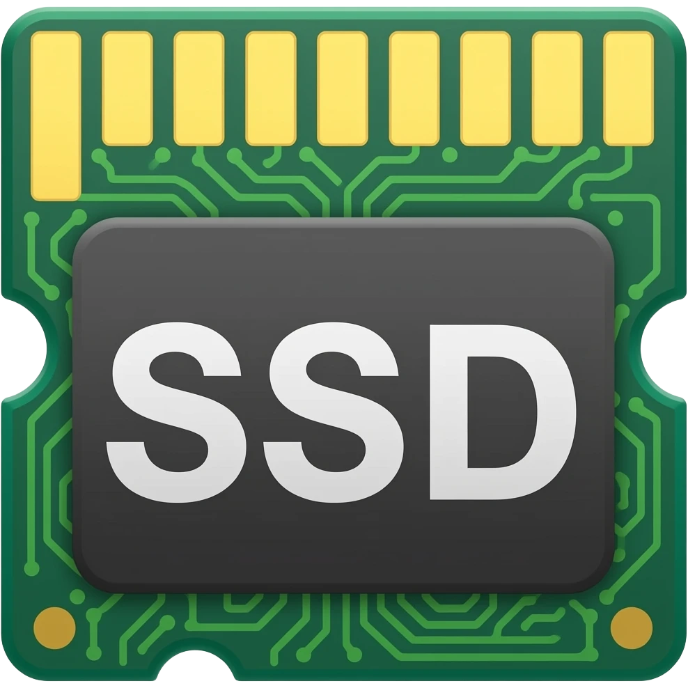 SSD Memory computer emoji