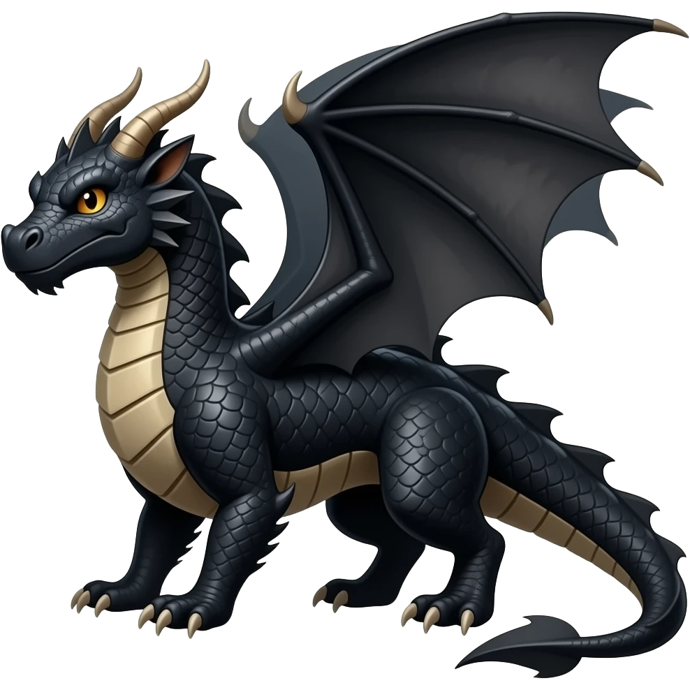 Black dragon emoji emoji