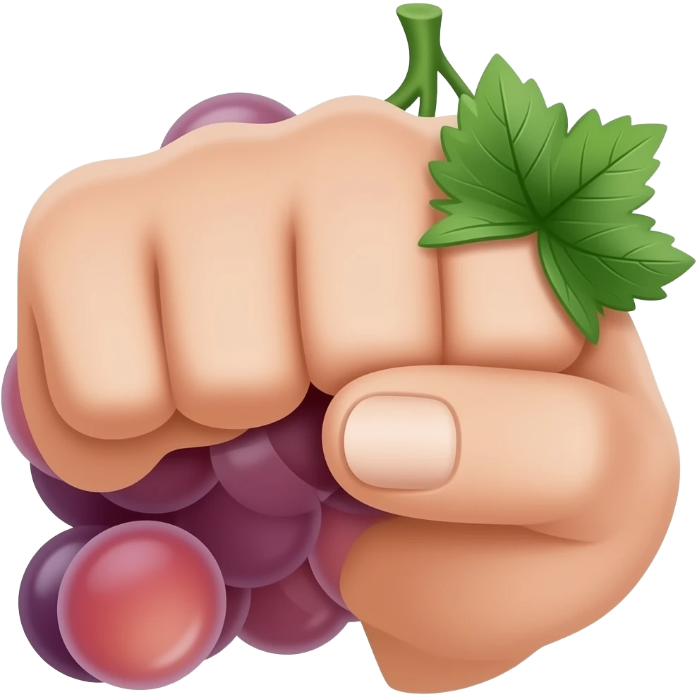 🍇👊🥤 emoji