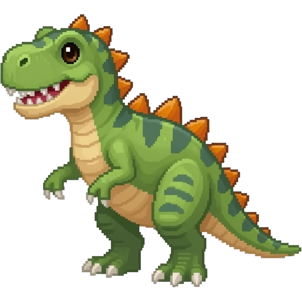 pixel dinosaur emoji