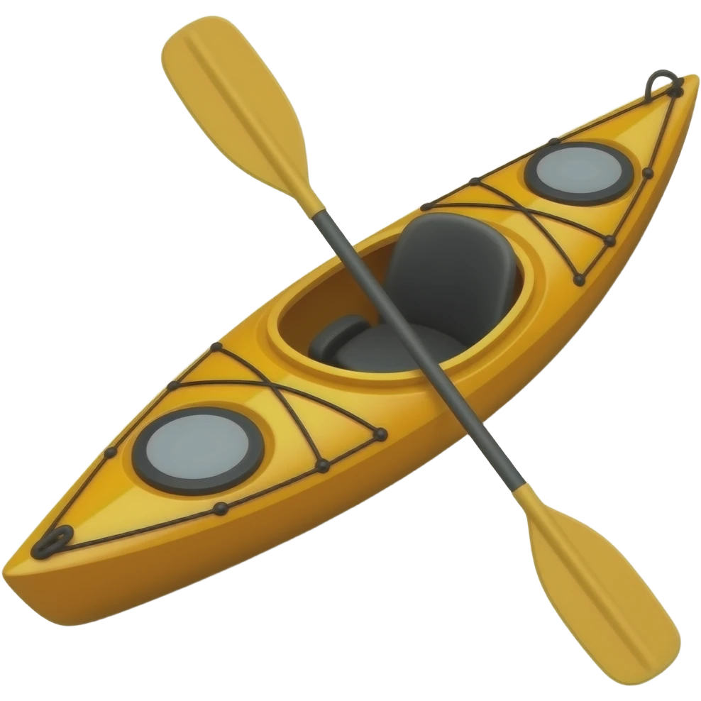 kayak 3/4 emoji