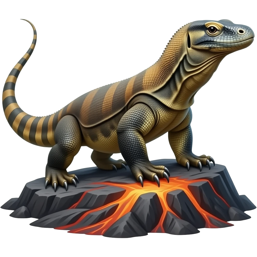 Komodo dragon emoji