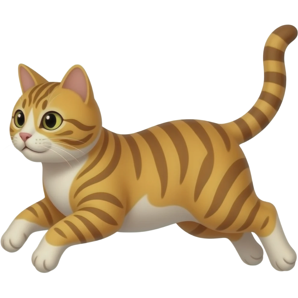cat running emoji