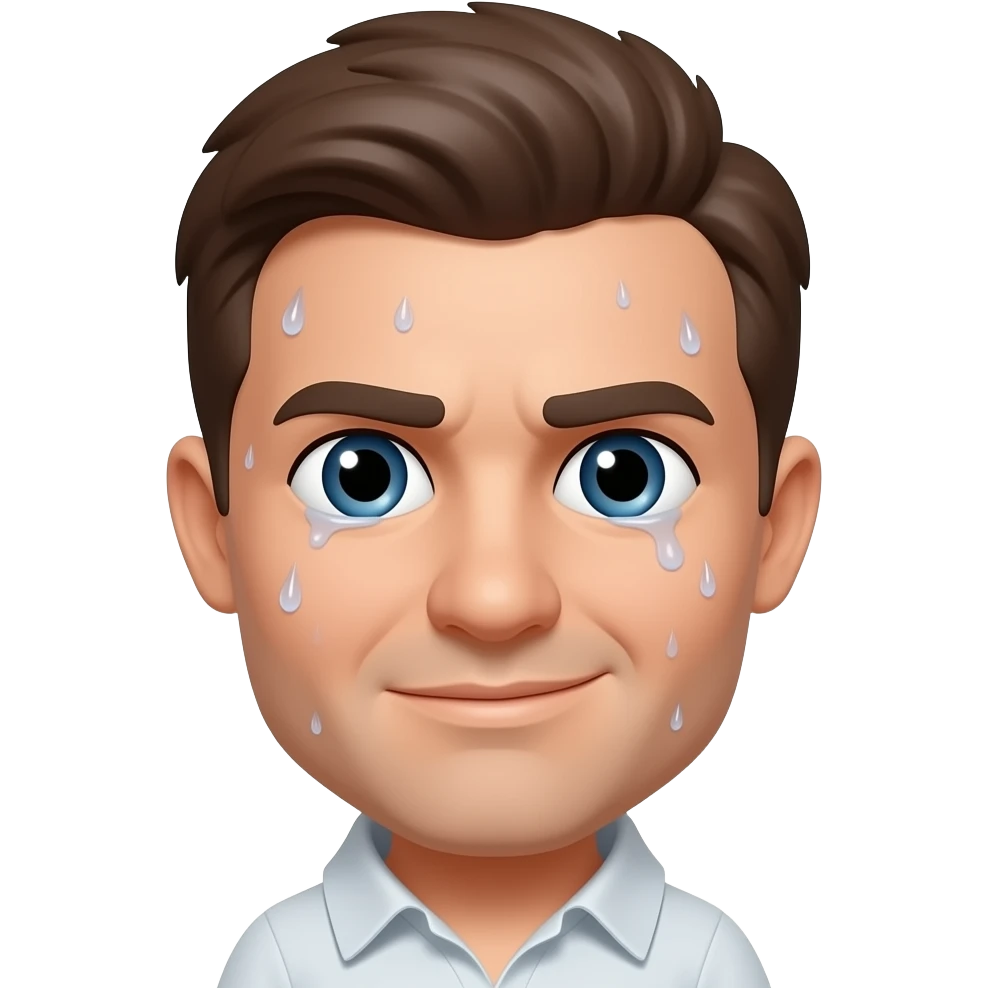 sweaty face emoji | AI Emoji Generator