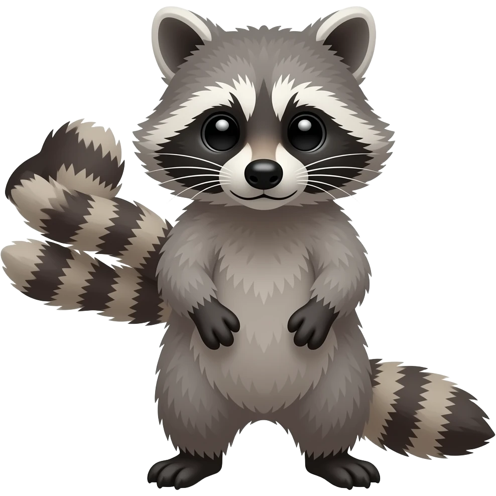 Raccoon emoji