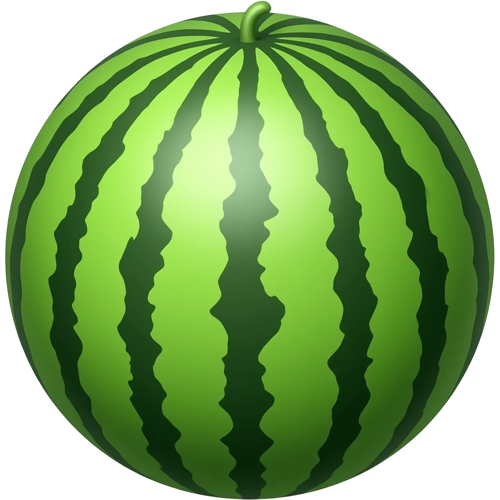 Whole watermelon emoji