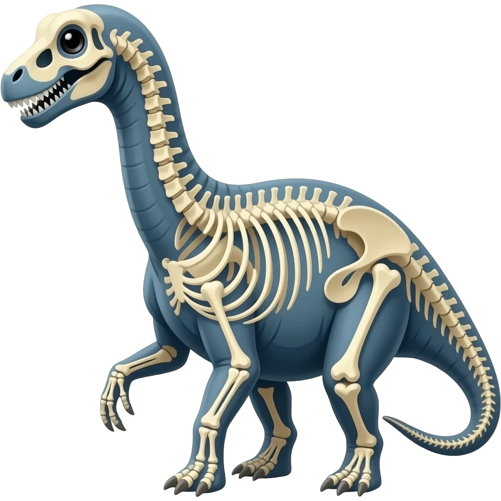 🦕skeleton brachiosaurus emoji