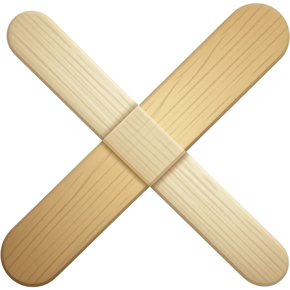 a popsicle stick emoji