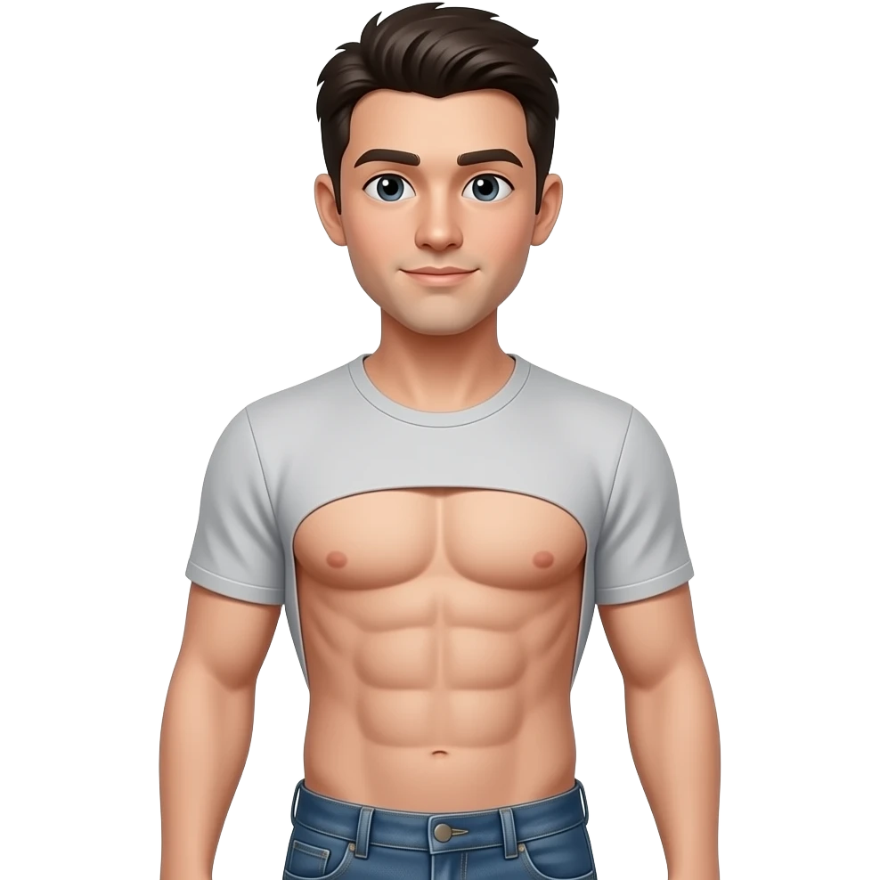 abdominales six pack emoji