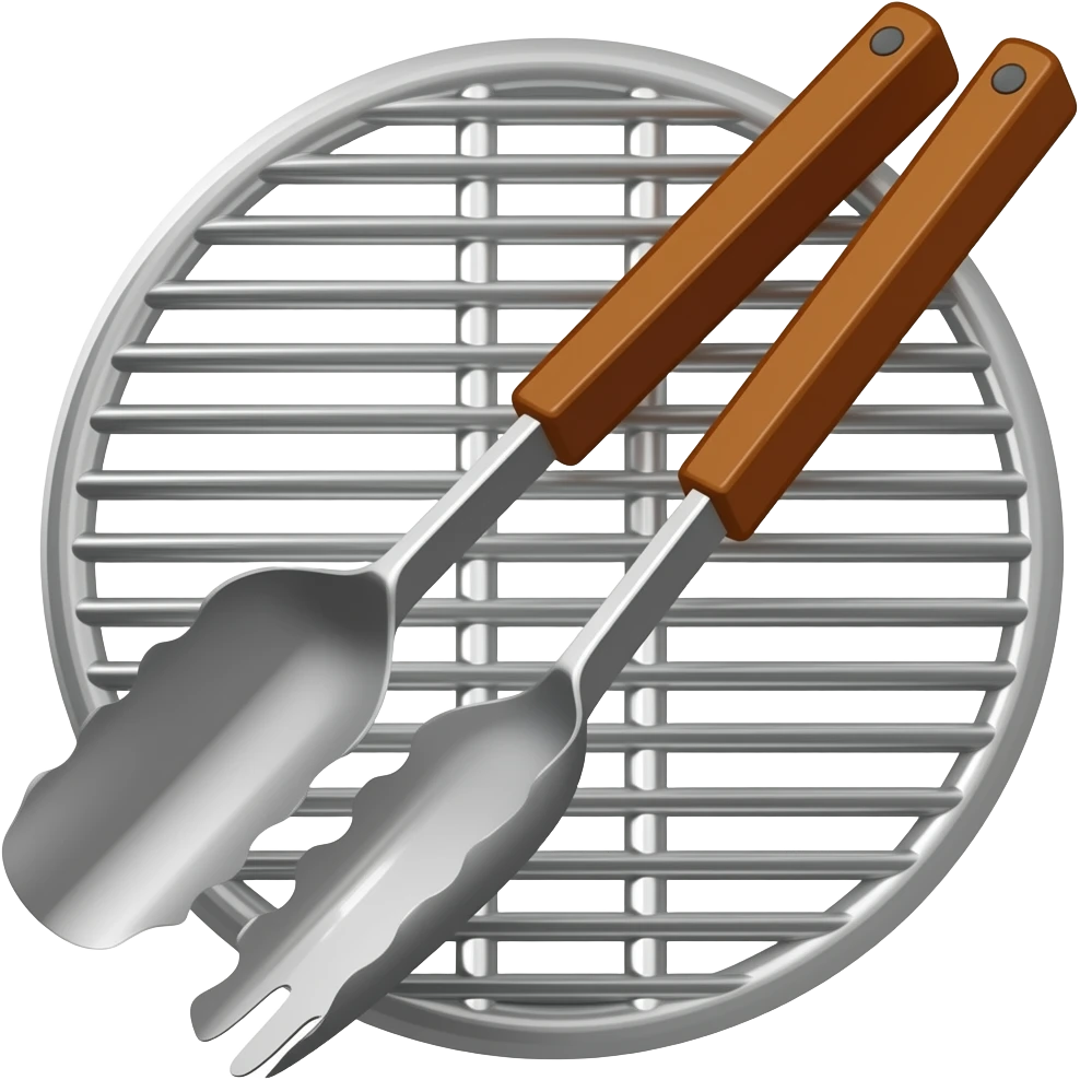 a bbq tong emoji