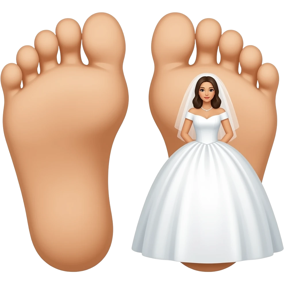 Boda descalza emoji