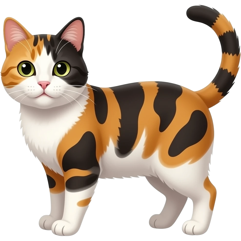 calico cat emoji