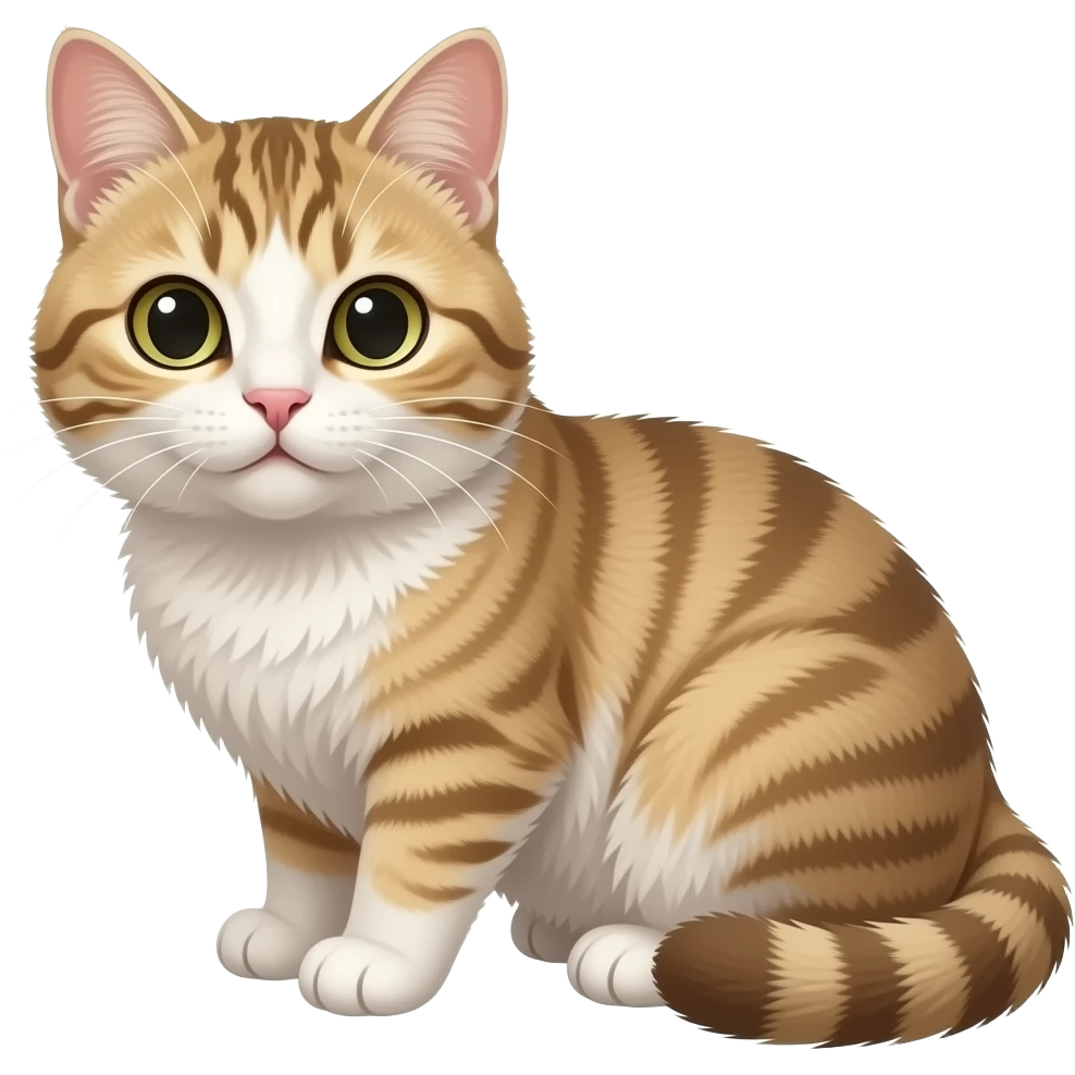 A cute cat emoji