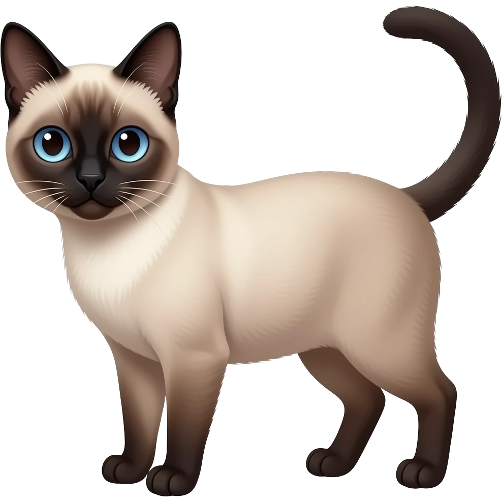 A Siamese Cat emoji