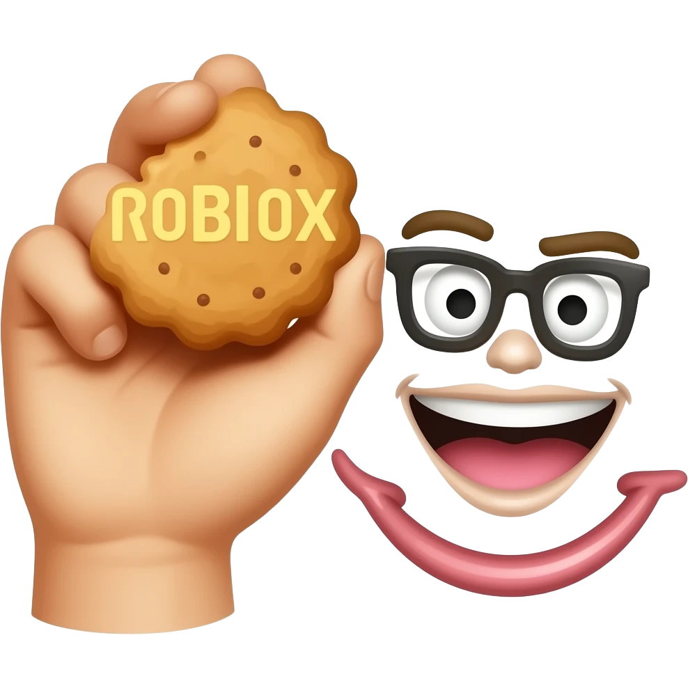 🍪 🖐 Roblox logo 👄 emoji