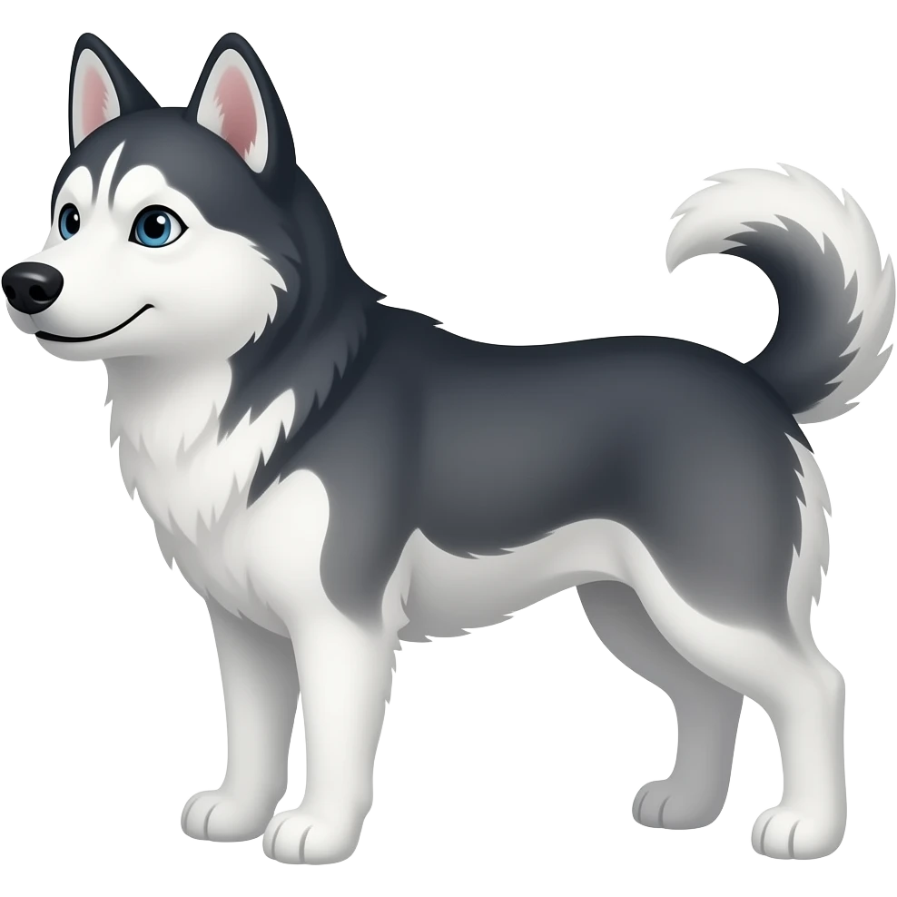 husky emoji