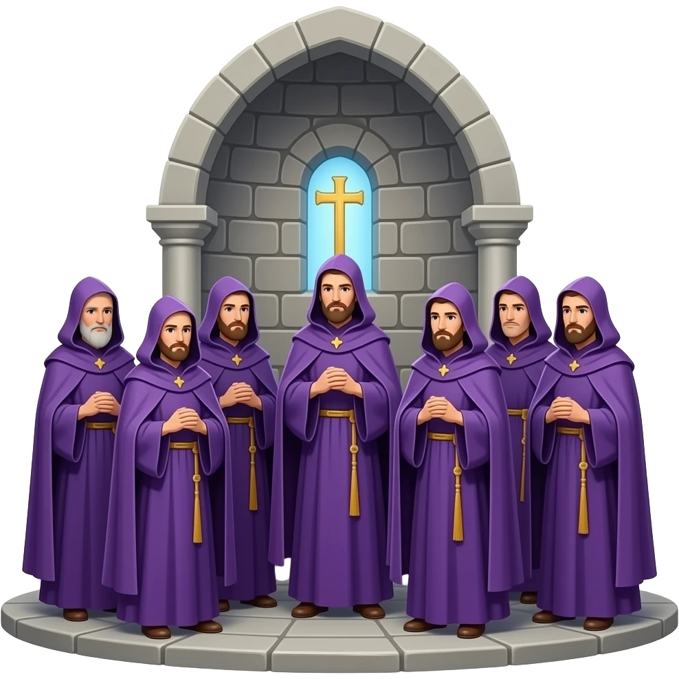 medieval purple cult emoji