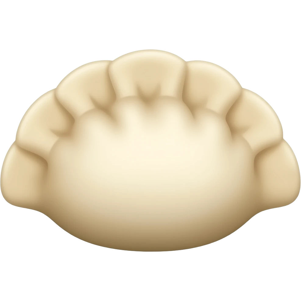 SQUISHY DUMPLING emoji