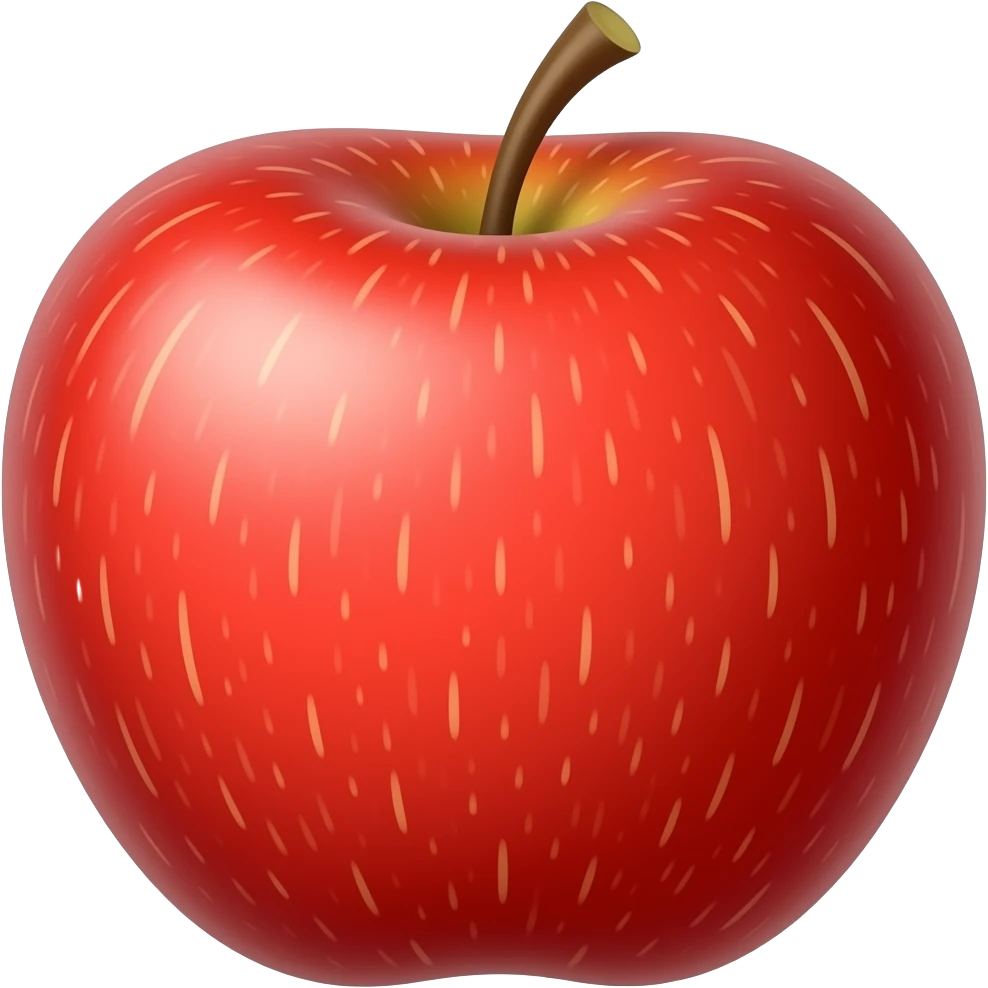 red apple emoji