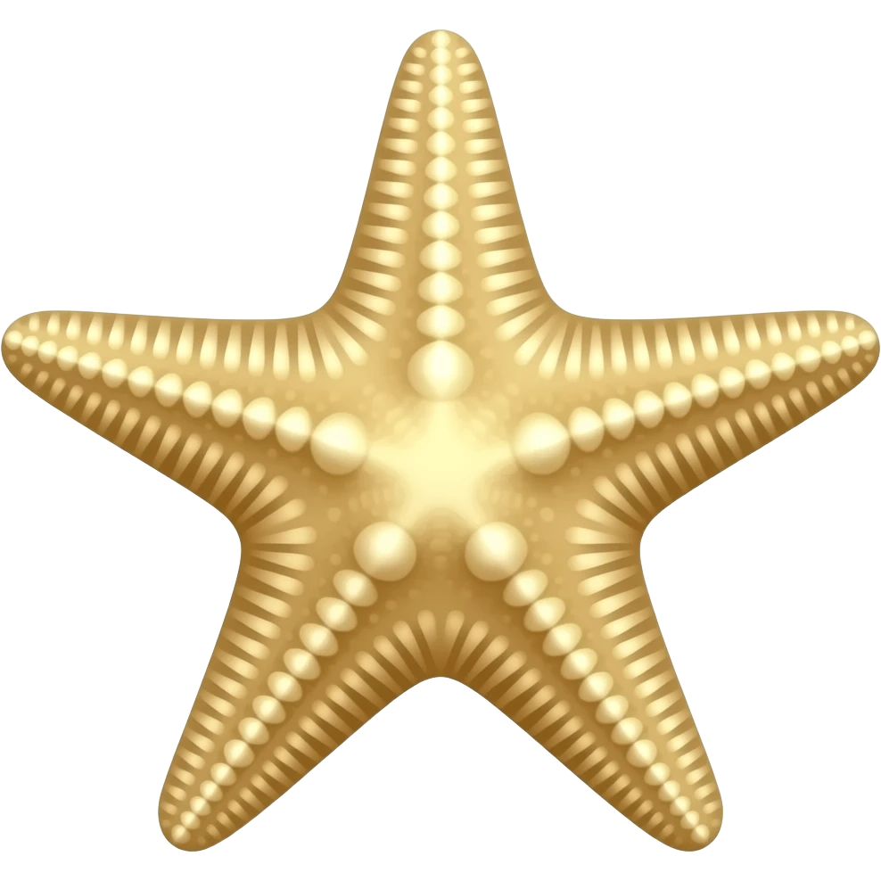Beige starfish emoji