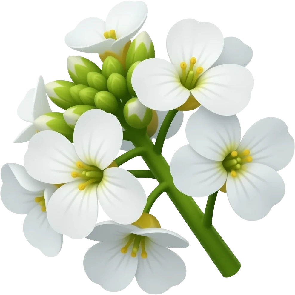 нарисуй common shepherds purse emoji
