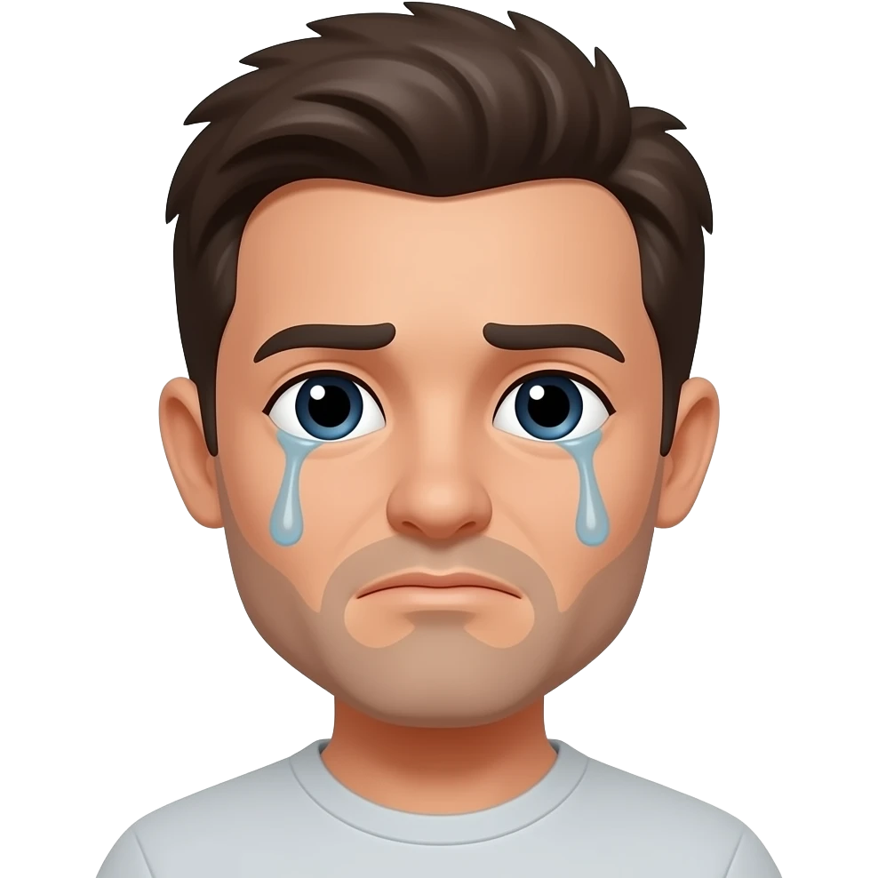 Crying face emoji