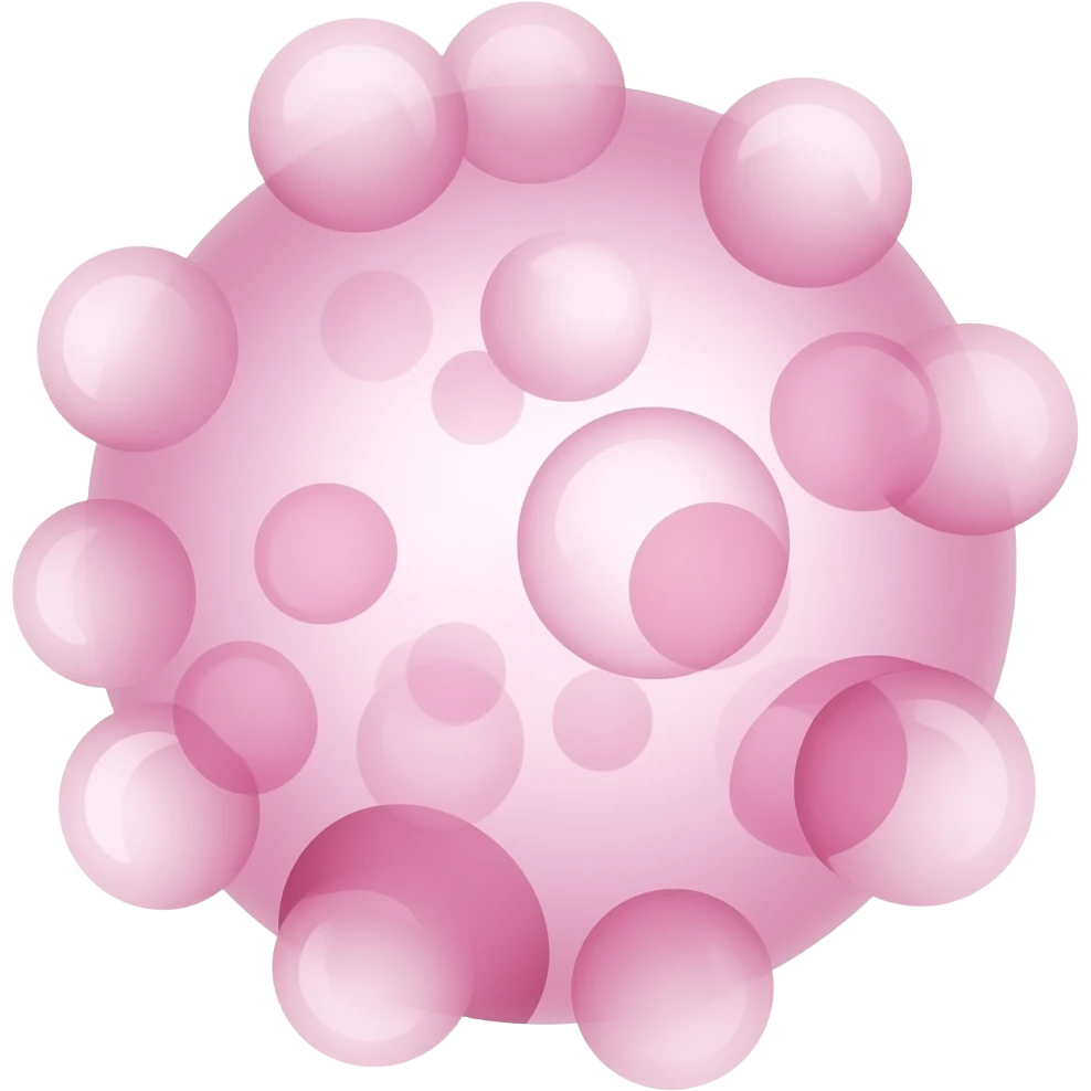 pink Micro Molecules emoji