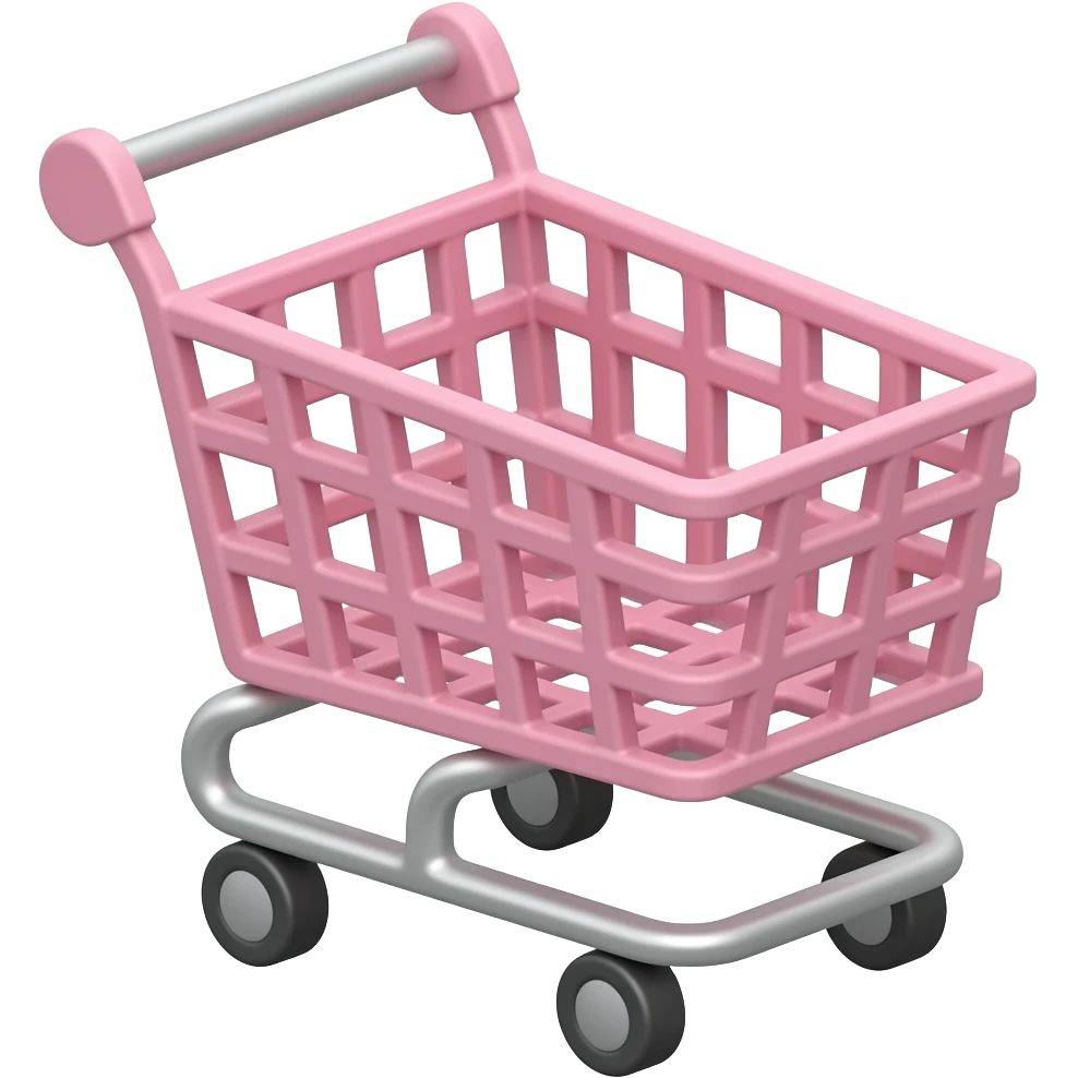 Carrito rosa emoji