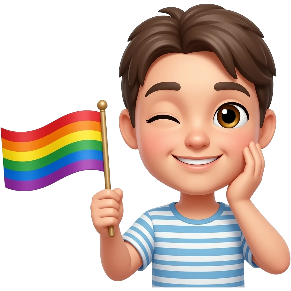 😍🏳️‍🌈🥵 emoji