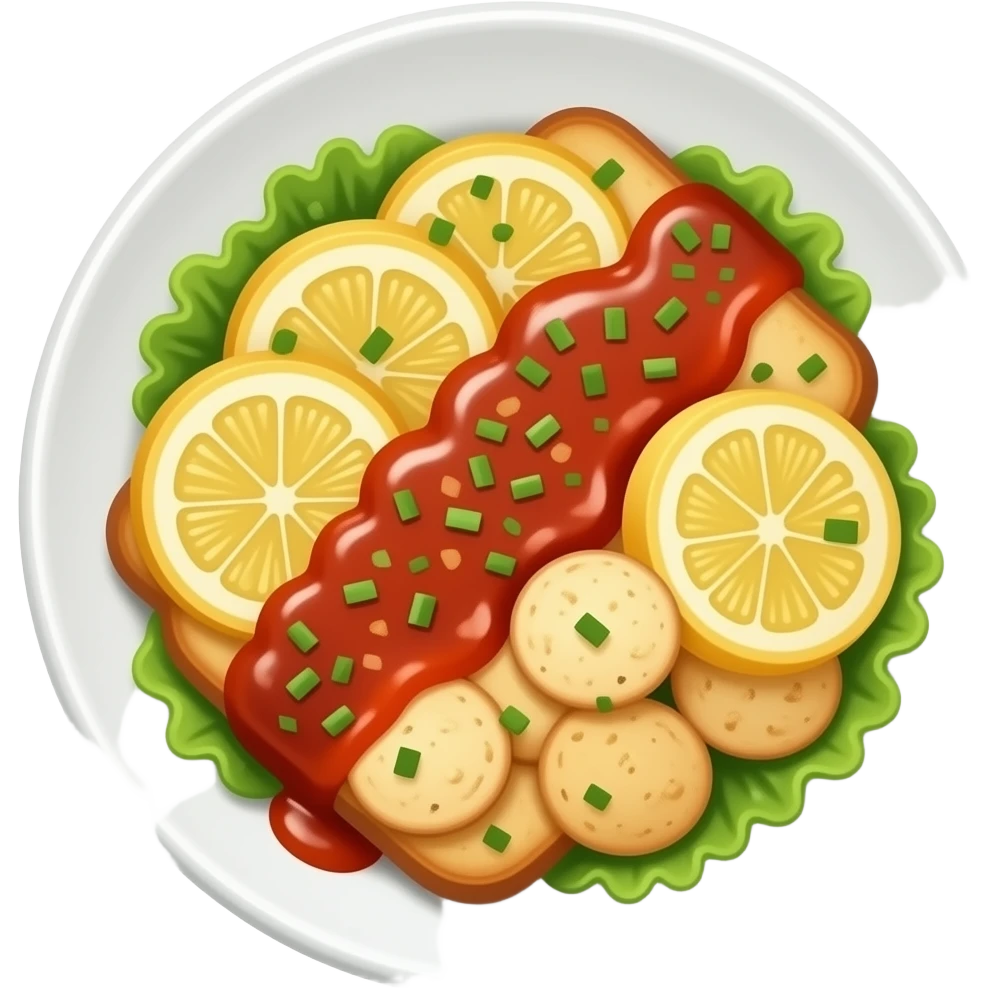 plato de comida emoji