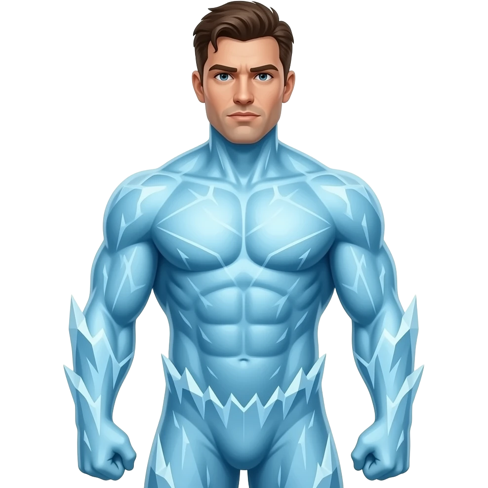 Man → Iceman full emoji