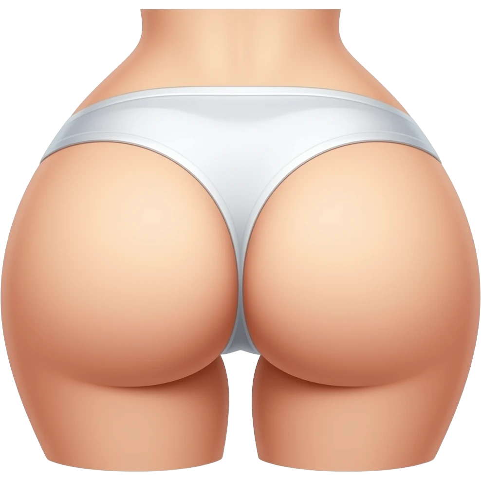 Penis in booty emoji